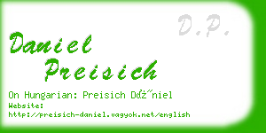 daniel preisich business card